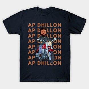 AP Dhillon Punjabi Singer | The Biker | AP Dhillon Products T-Shirt